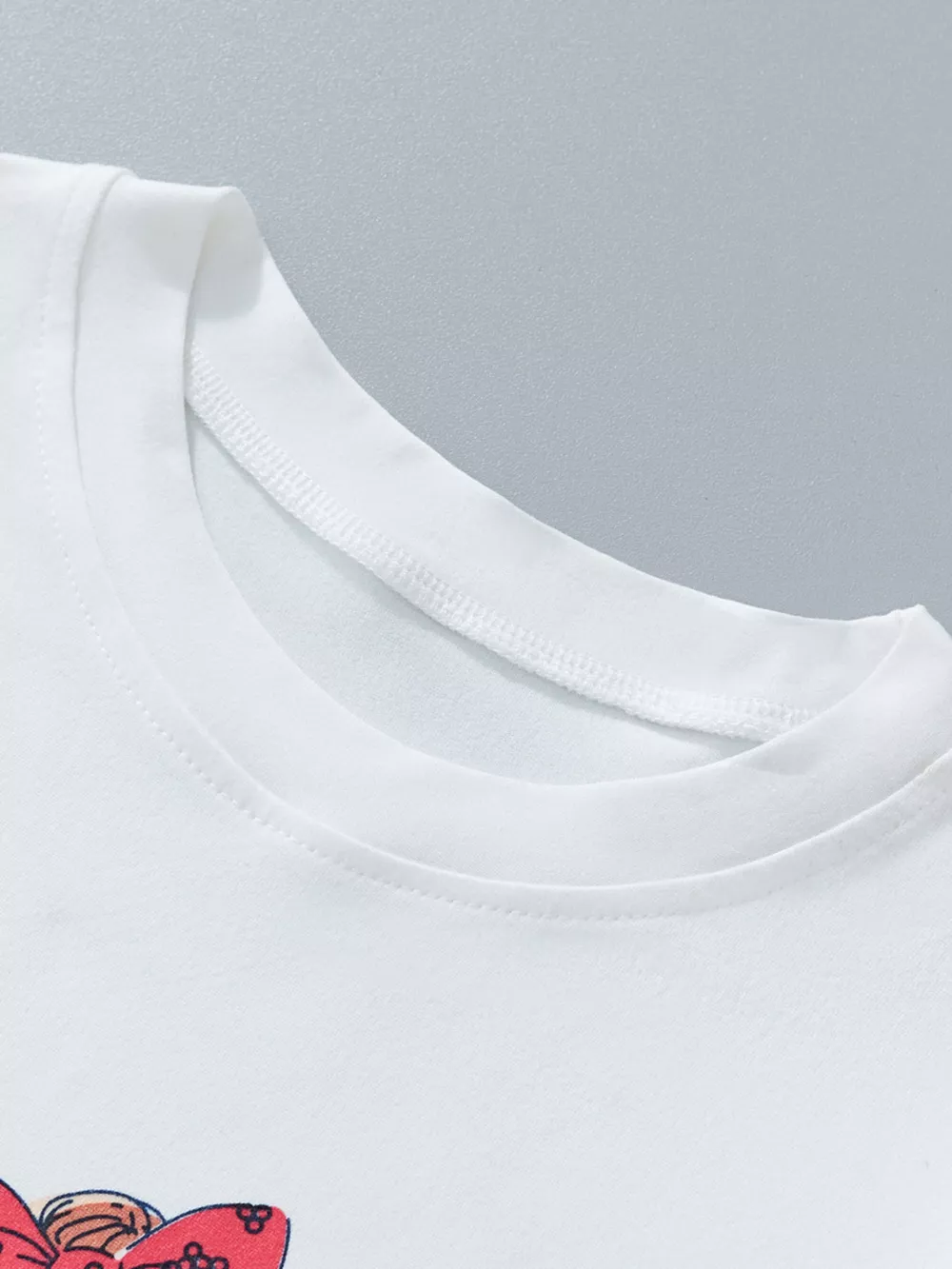 Children's Girl Scooter Graphic Ruffle Sleeve T-Shirt, image 4