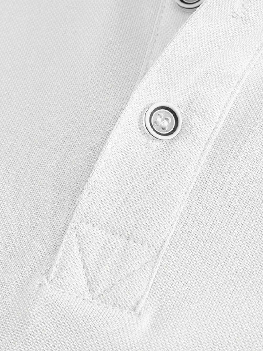 Men's Full Size Button Detail Short Sleeve Polo Plus Size, image 6