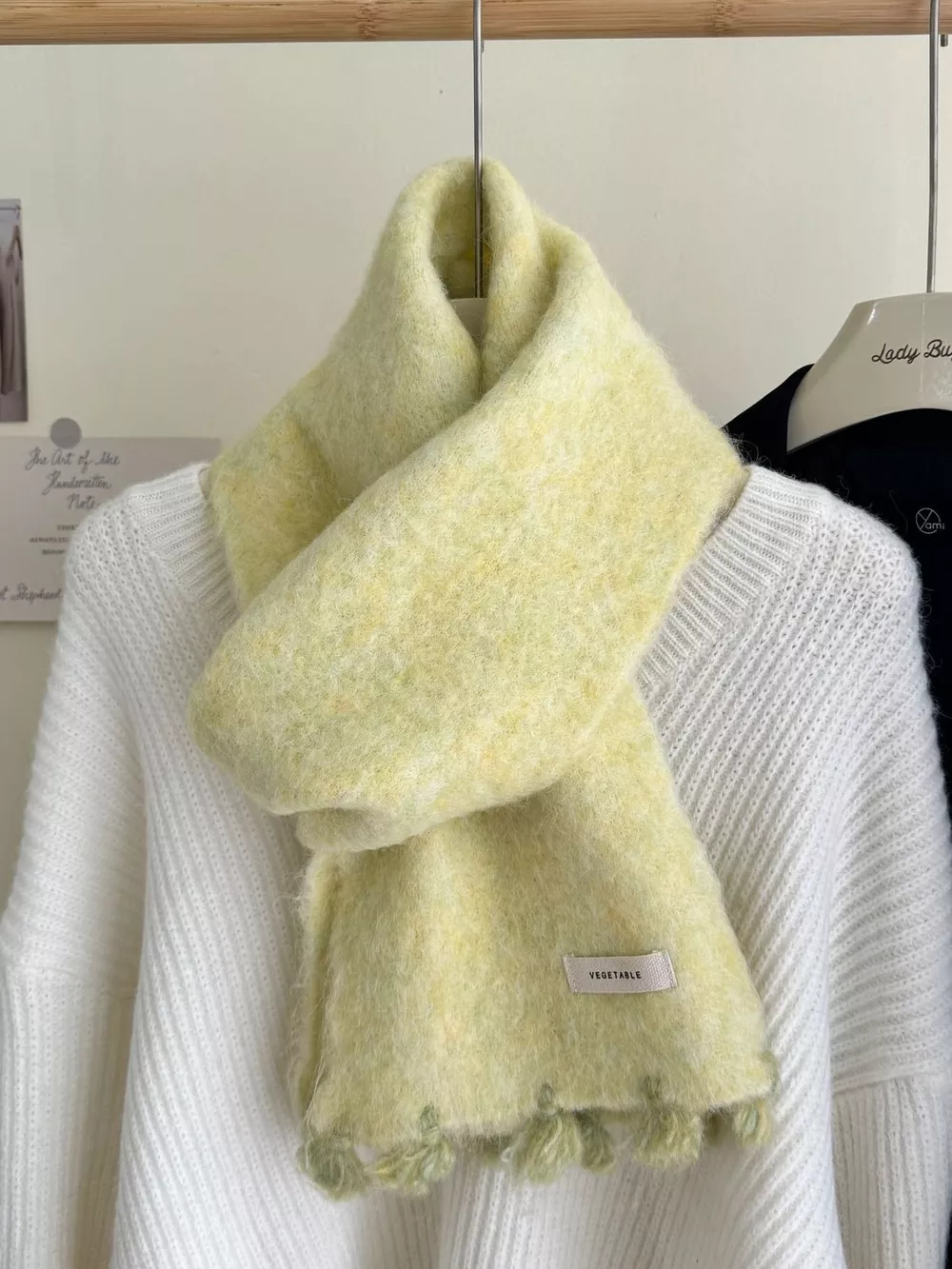 Tassel Knitted Scarf, image 4