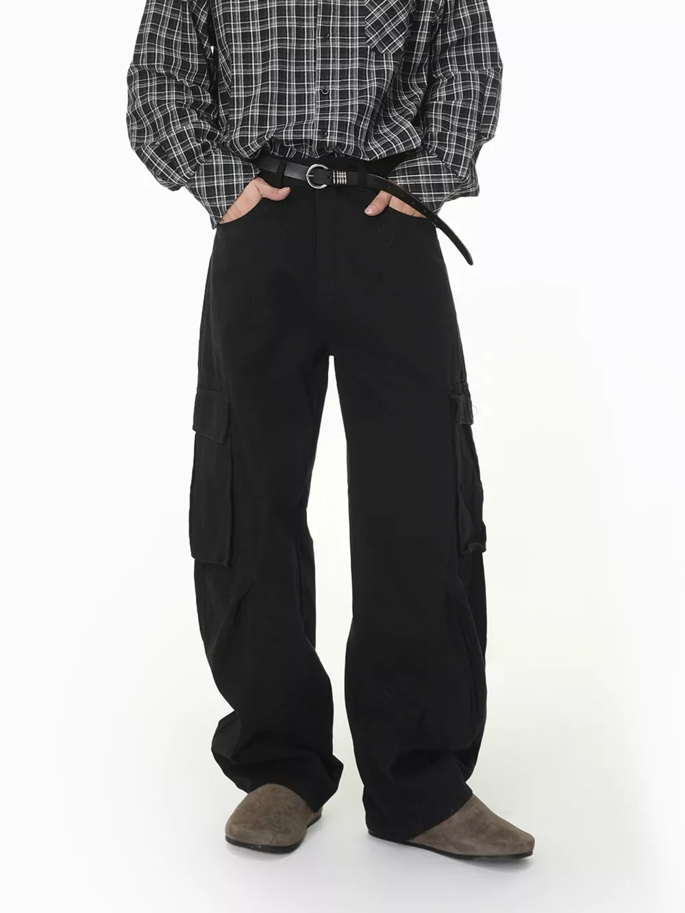 Men's Loose-Fit Cargo Jeans, image 5