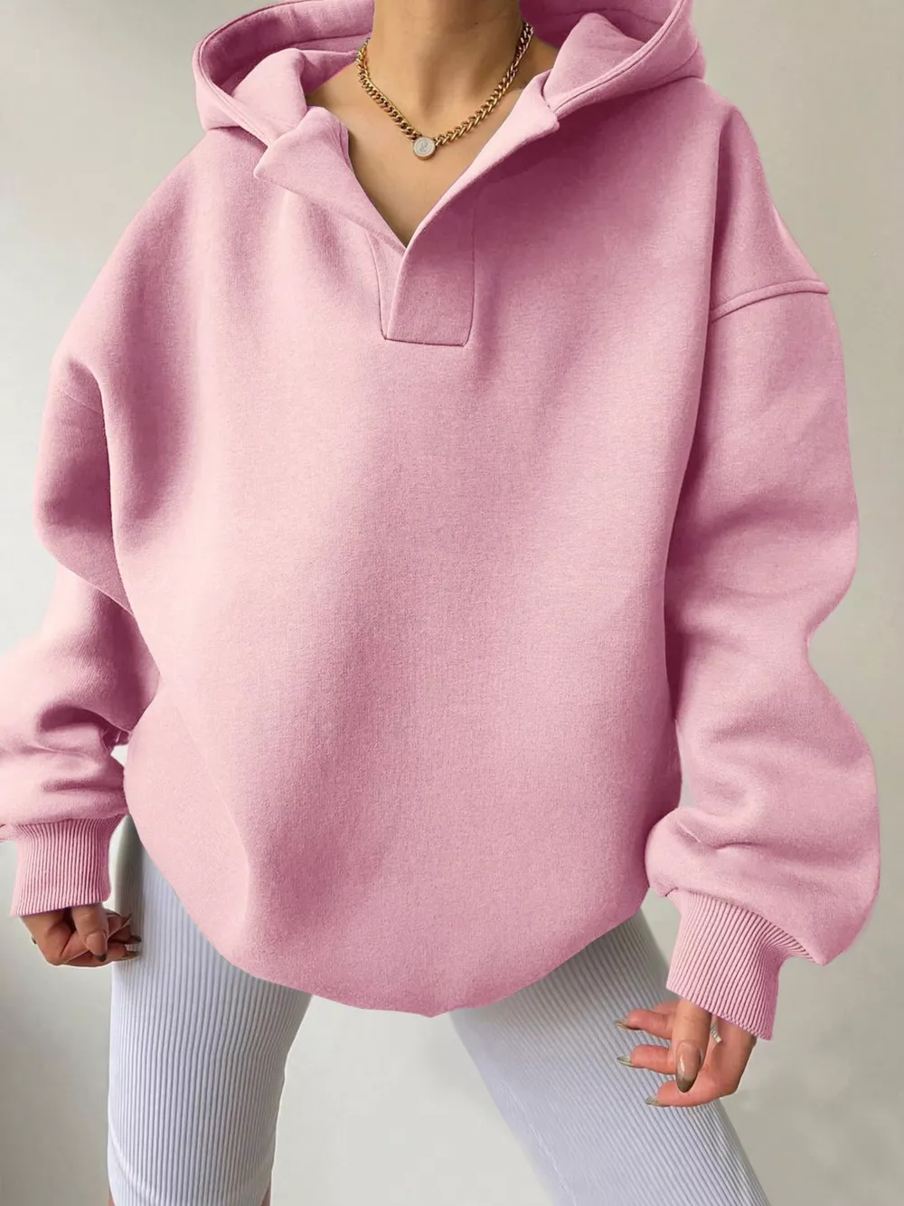 Dropped Shoulder Long Sleeve Sweatshirt, image 13