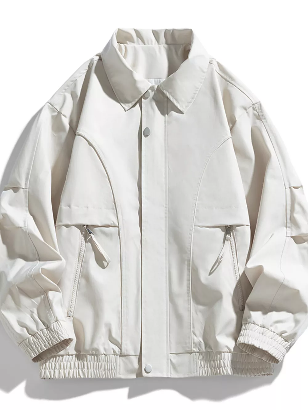 Men's Plus Size Casual Lightweight Long Sleeve Jacket, image 2