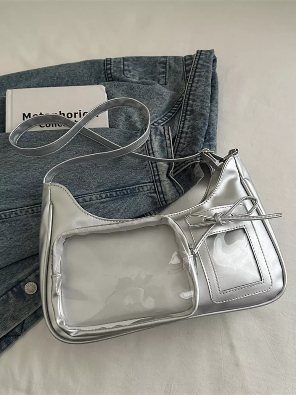 Clear Pocket Crossbody Bag, image 15