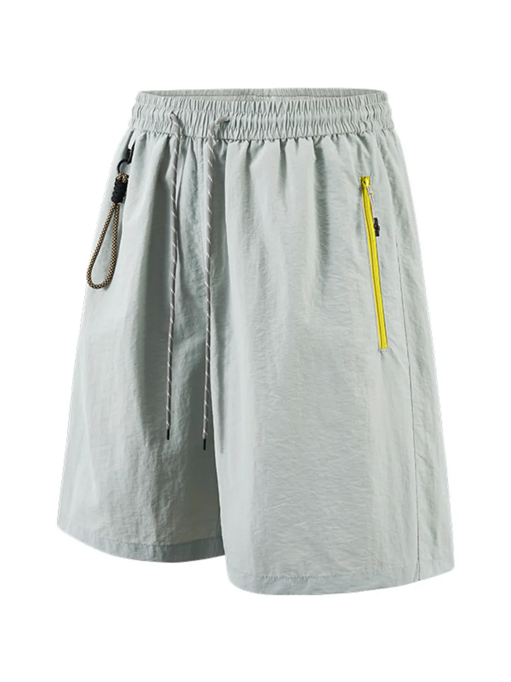 Men's Lightweight Drawstring Shorts with Zipper Pockets, image 16