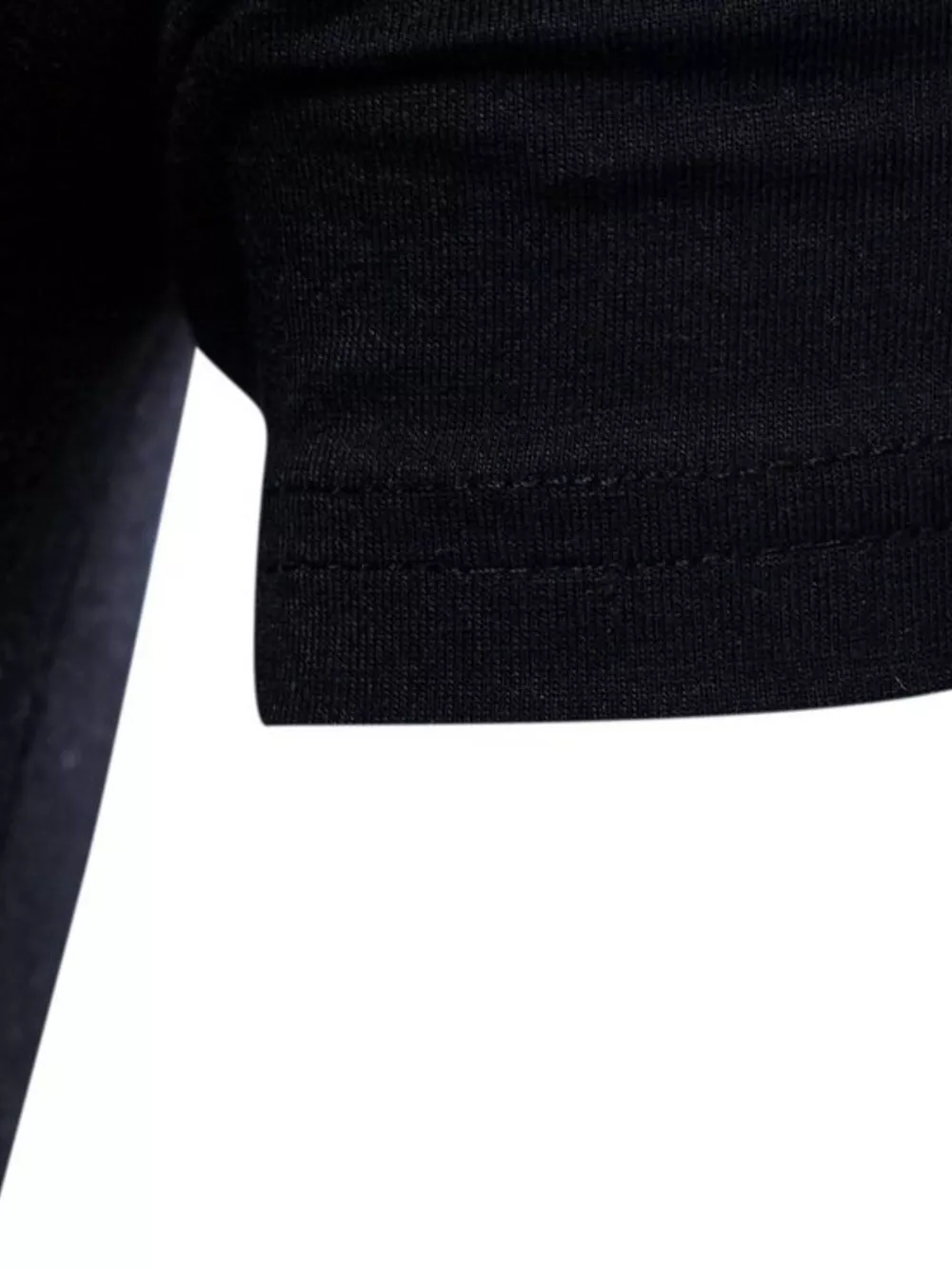 Men's Lace-Up Asymmetric Hem T-Shirt, image 11