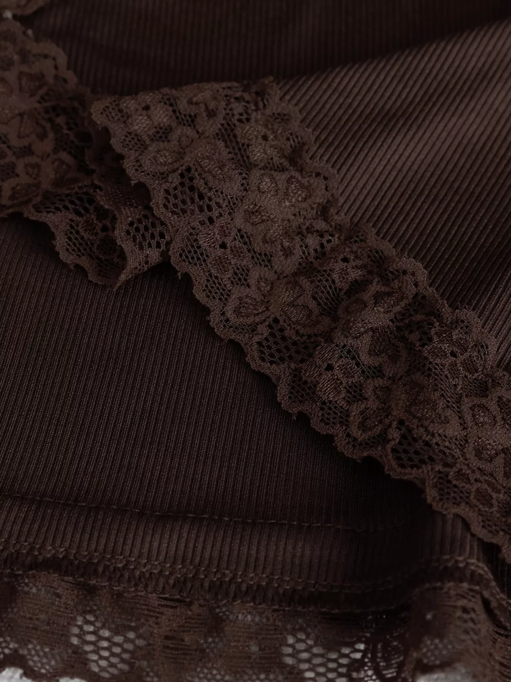 Lace Trim Flare Sleeve Blouse, image 7