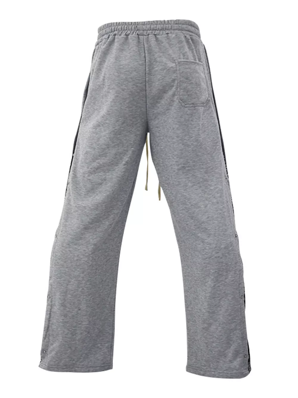 Men's Full Size Side Snap Button Pants Plus Size, image 2