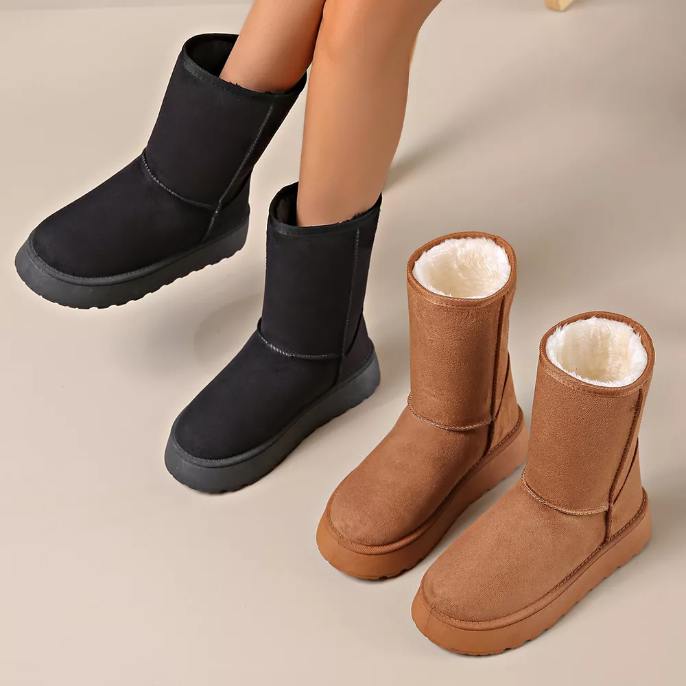 Round Toe Platform Boots, image 2