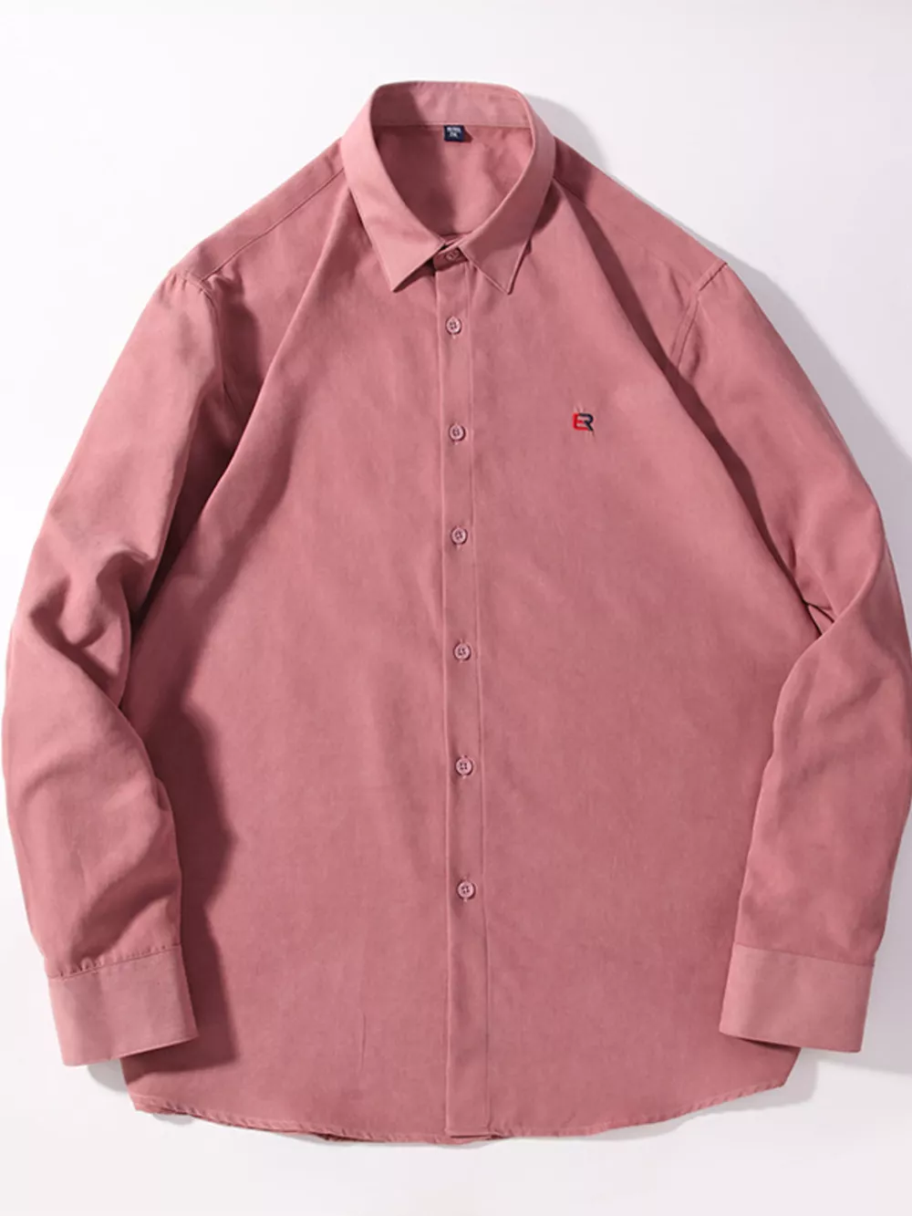 Men's Full Size Casual Button Up Long Sleeve Shirt Plus Size, image 7
