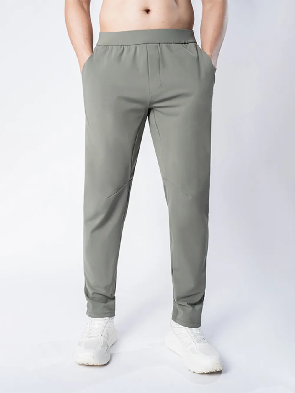 Men's Plus Size Elastic Waist Joggers, image 7