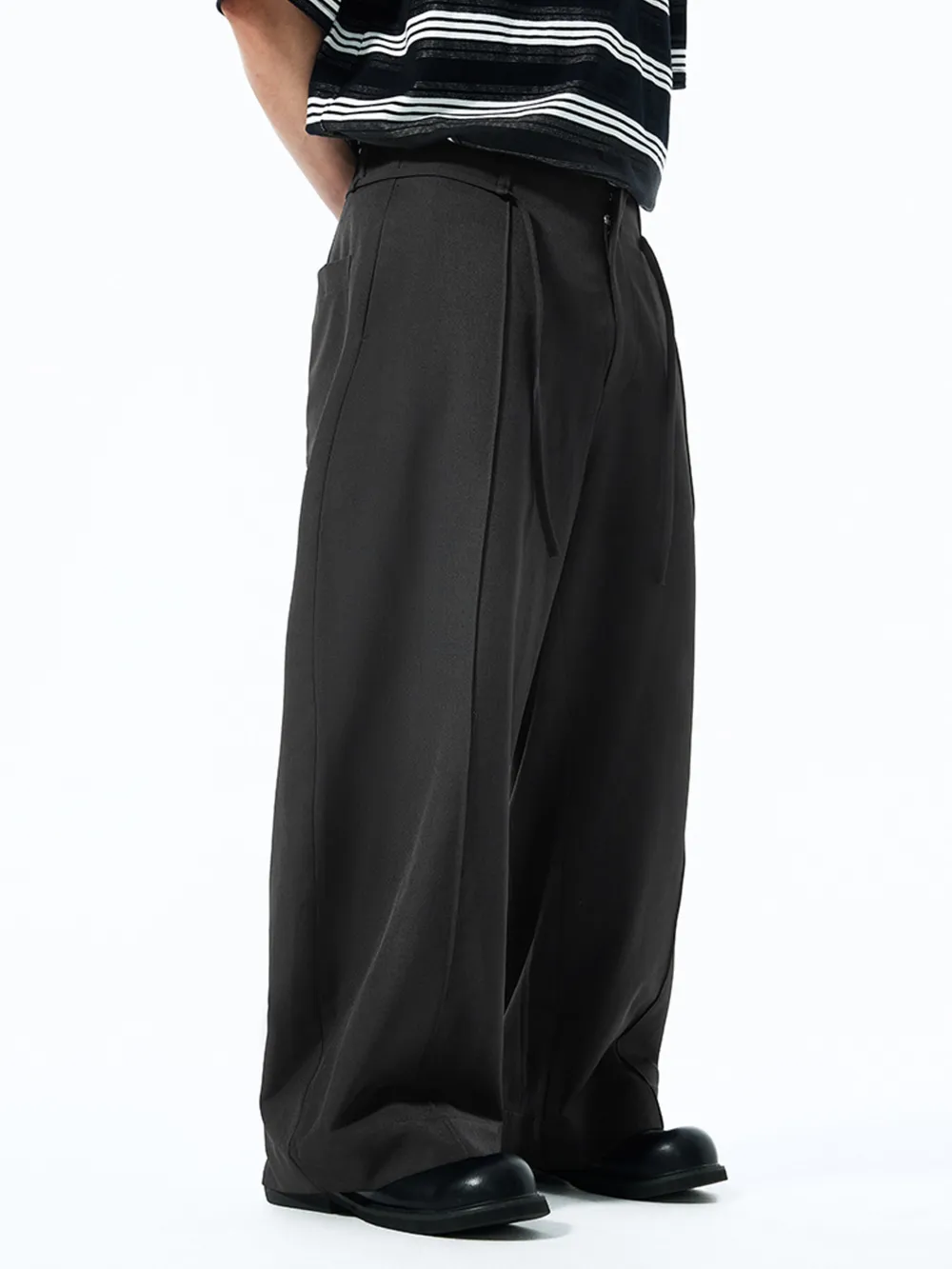 Men's High-Waist Wide-Leg Pants, image 3