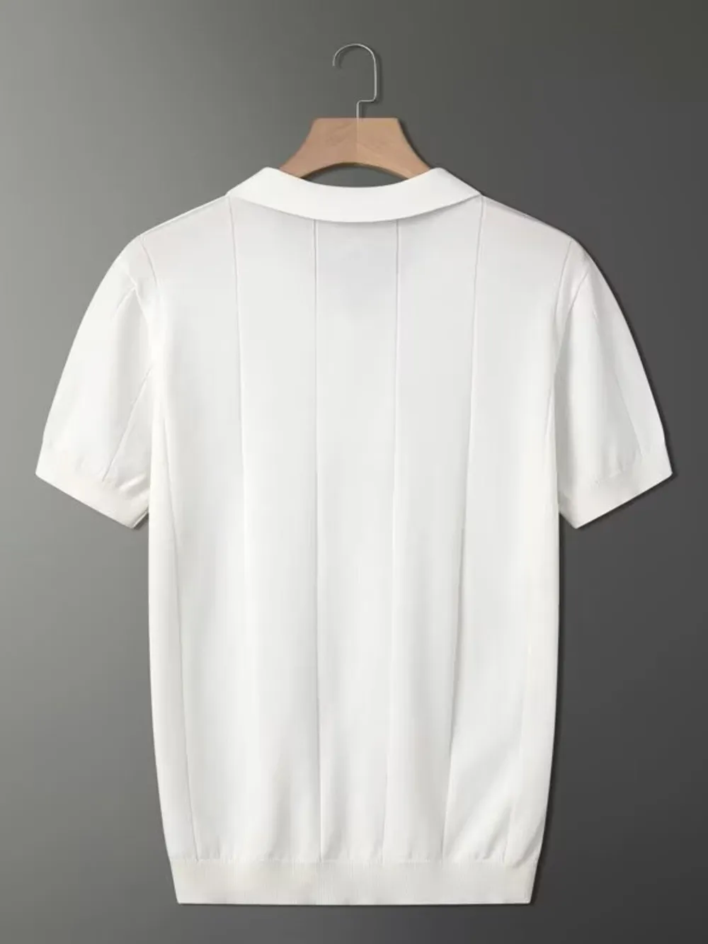 Men's Plus Size Collared Neck Short Sleeve Polo, image 11