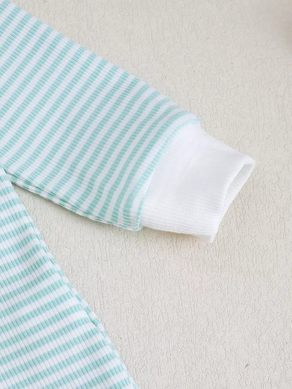 Children's Bear Striped Top and Pants Set, image 6