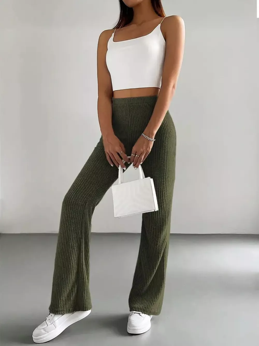 High Waist Flare Pants, image 5