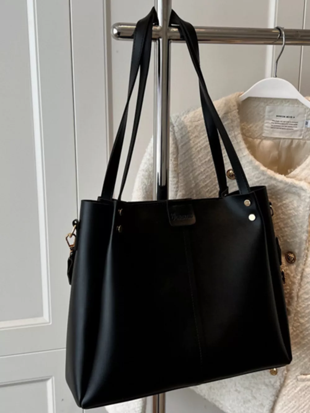 Wide Strap Shoulder Bag