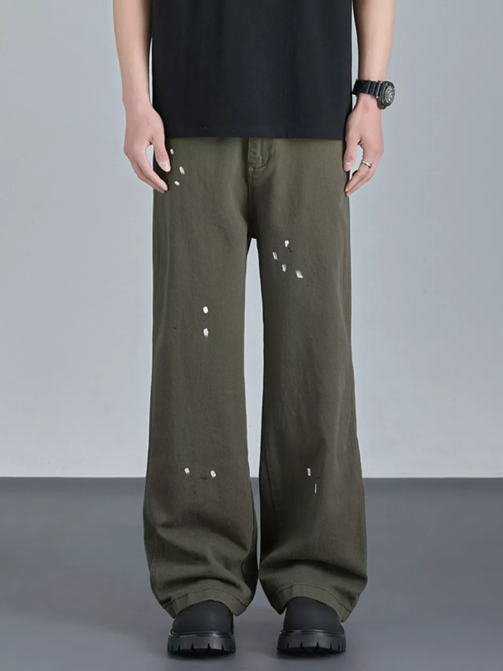 Men's Wide Leg Pants, image 2