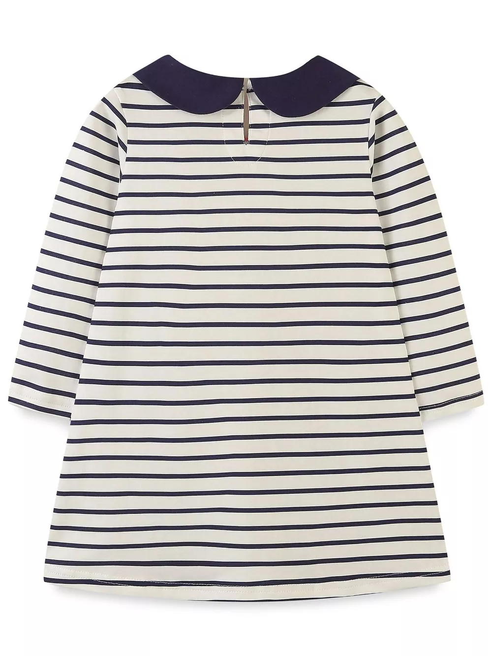 Children's Embroidered Striped Long Sleeve Dress, image 3