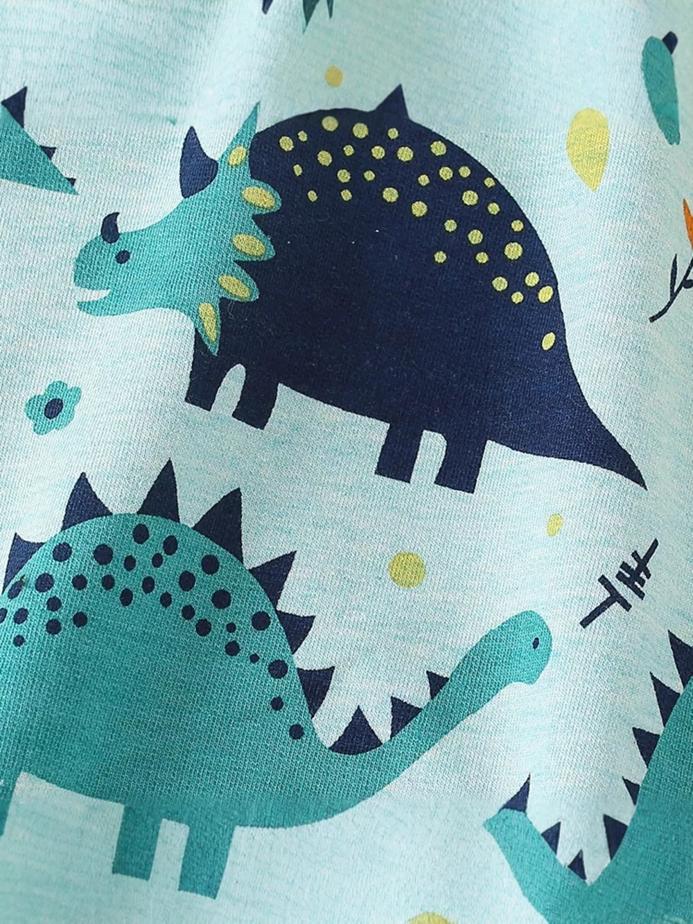Children's Dinosaur Print Crew Neck Casual Sweatshirt, image 3