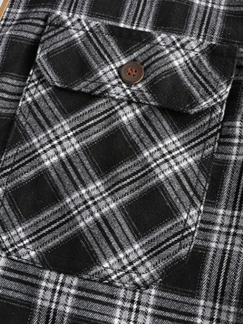 Men's Plus Size Plaid Button Down Shirt, image 5