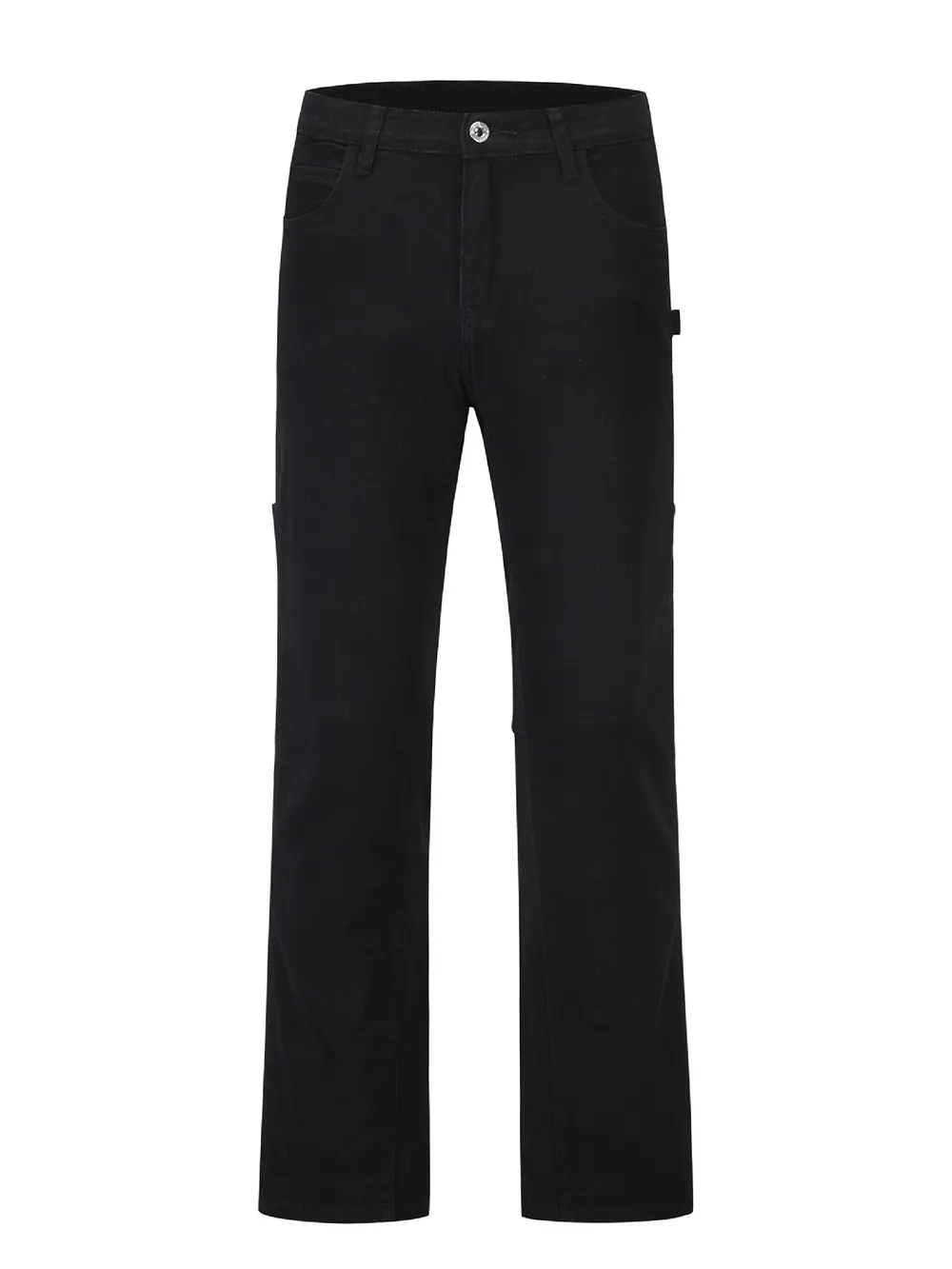 Men's Slim Straight Jeans with Snap Detail, image 2