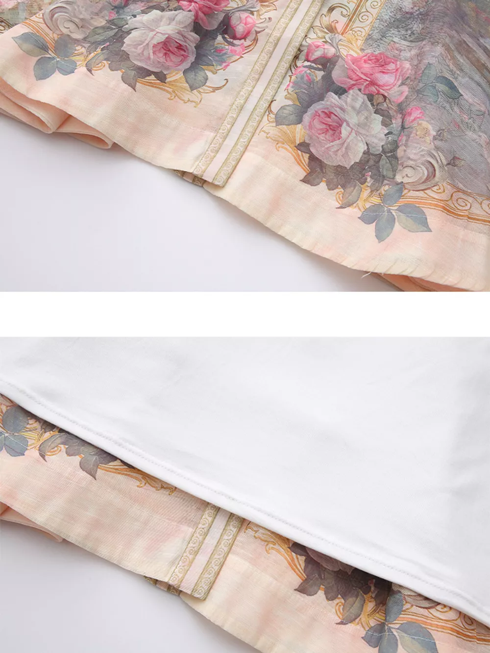 Floral Print Belted Shirt Dress, image 7