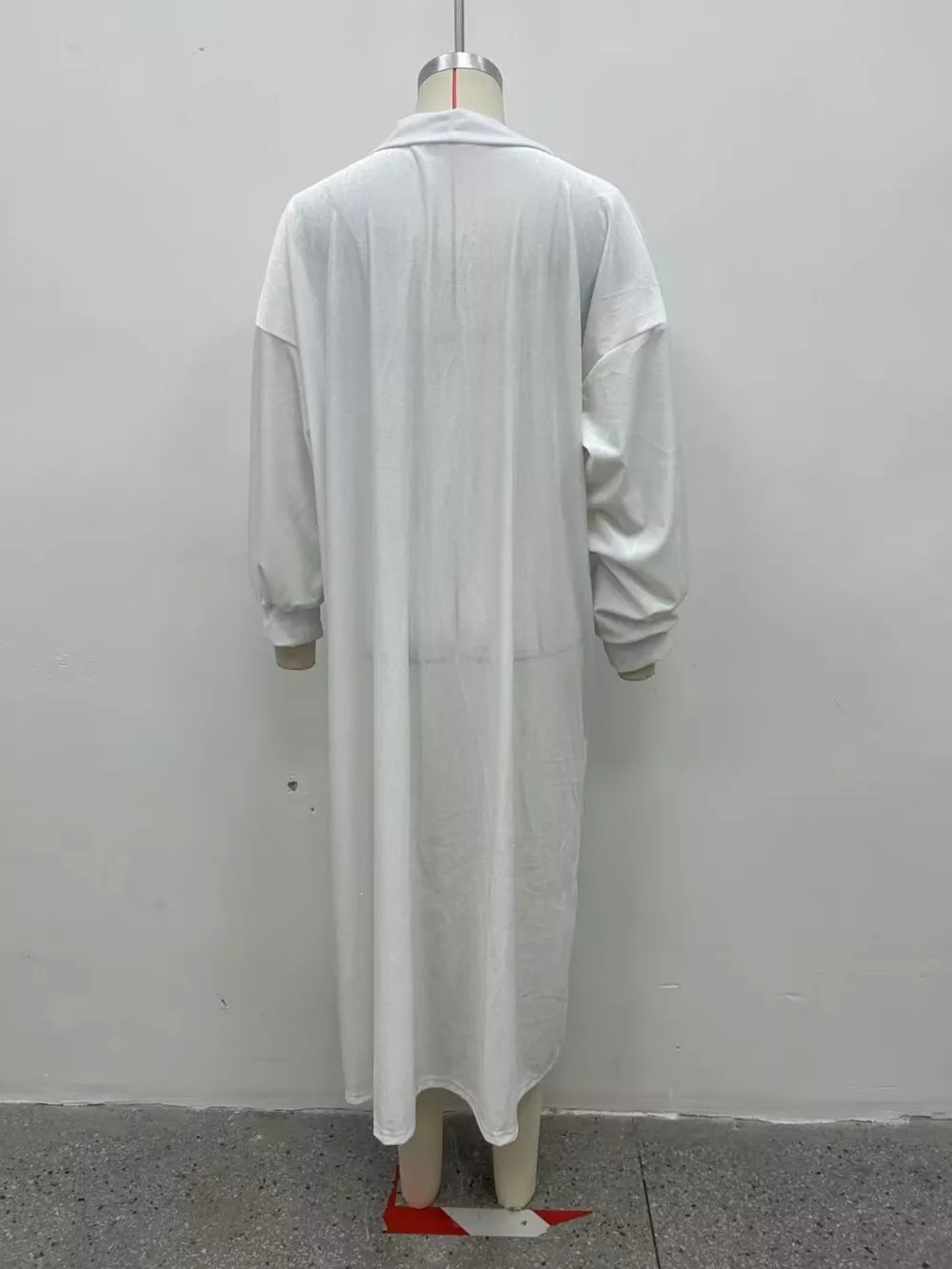 Plus Size Velvet Open-Front Longline Cardigan, image 18
