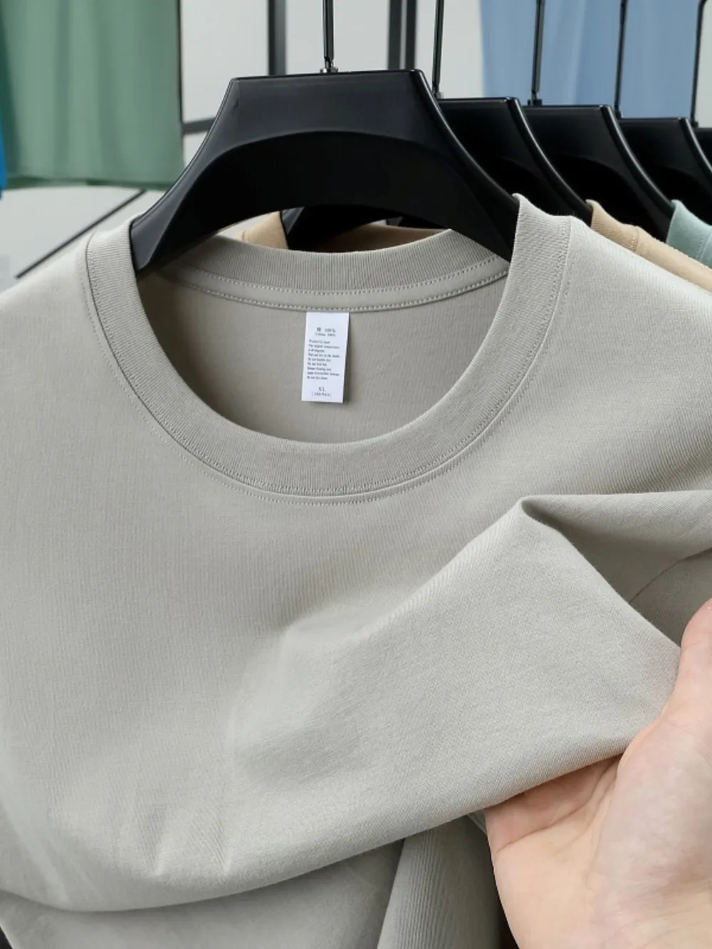Men's Plus Size Round Neck Short Sleeve T-Shirt, image 8