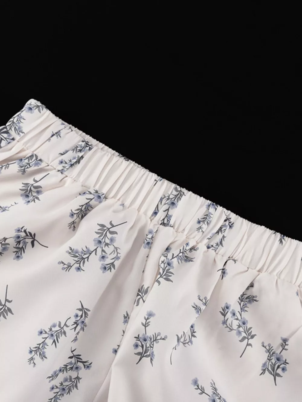 Floral Print Balloon Sleeve Top and Shorts Set, image 12