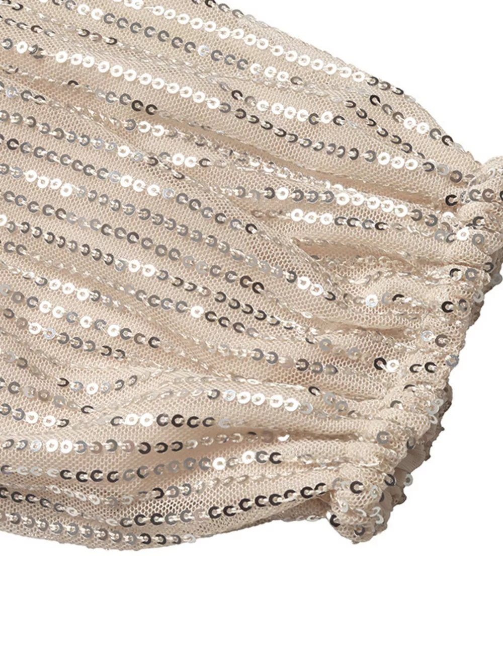 Sequin Cutout Back Long Sleeve Blouse, image 11