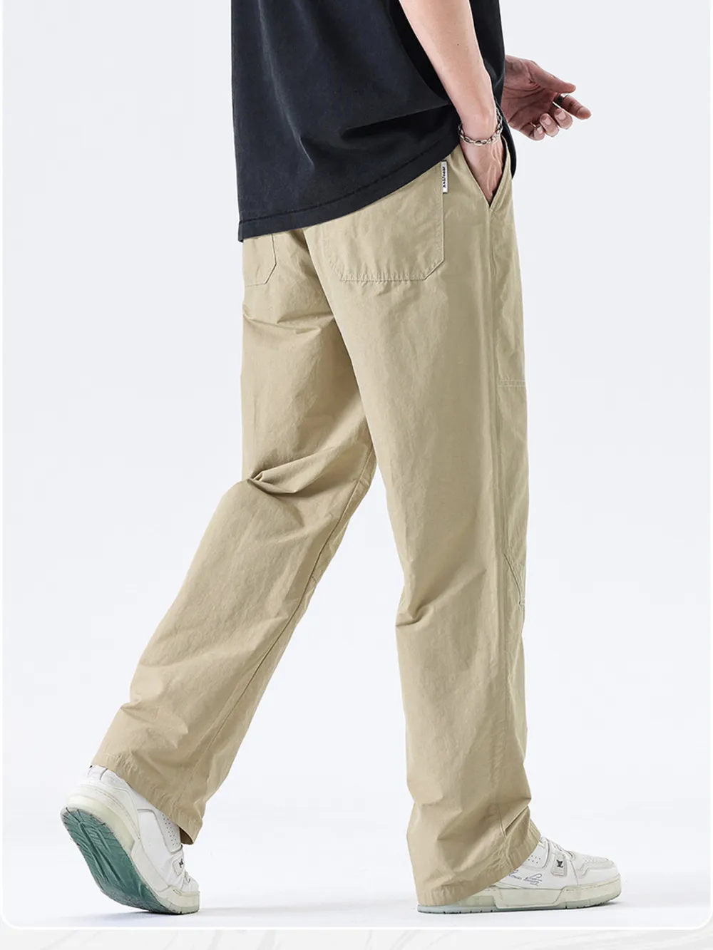 Men's Full Size Wide Leg Pants Plus Size, image 5
