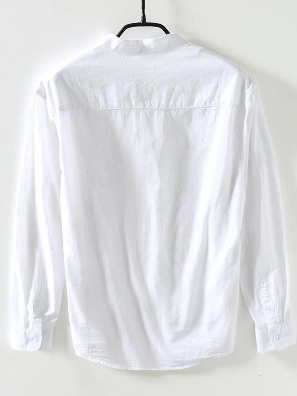 Men's Plus Size Button Up Long Sleeve Shirt, image 5