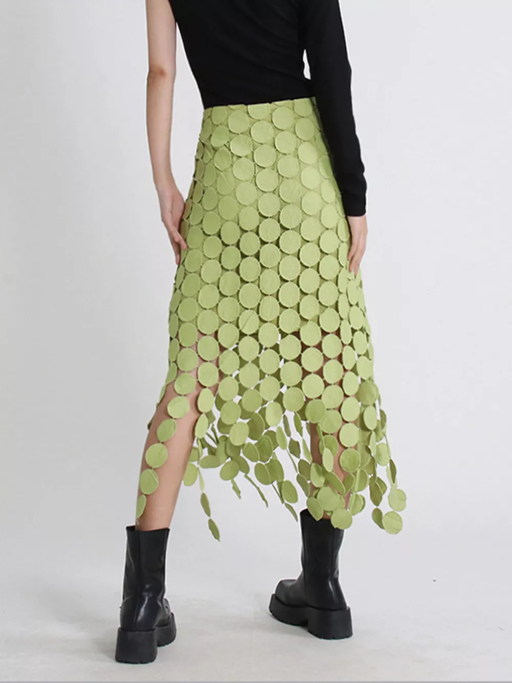 Fringe Midi Skirt, image 7