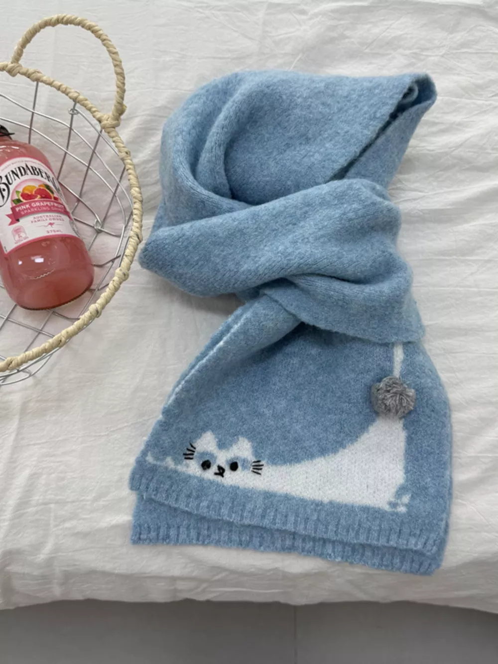 Cute Cat Knitted Scarf