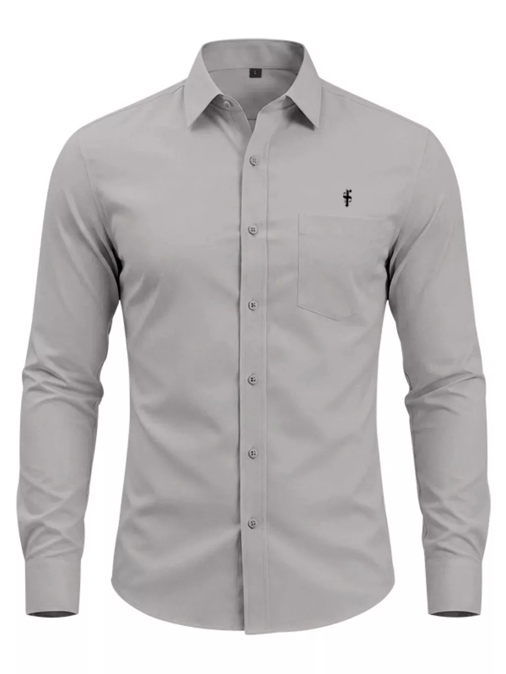 Men's Full Size Slim Fit Button Up Shirt Plus Size, image 15