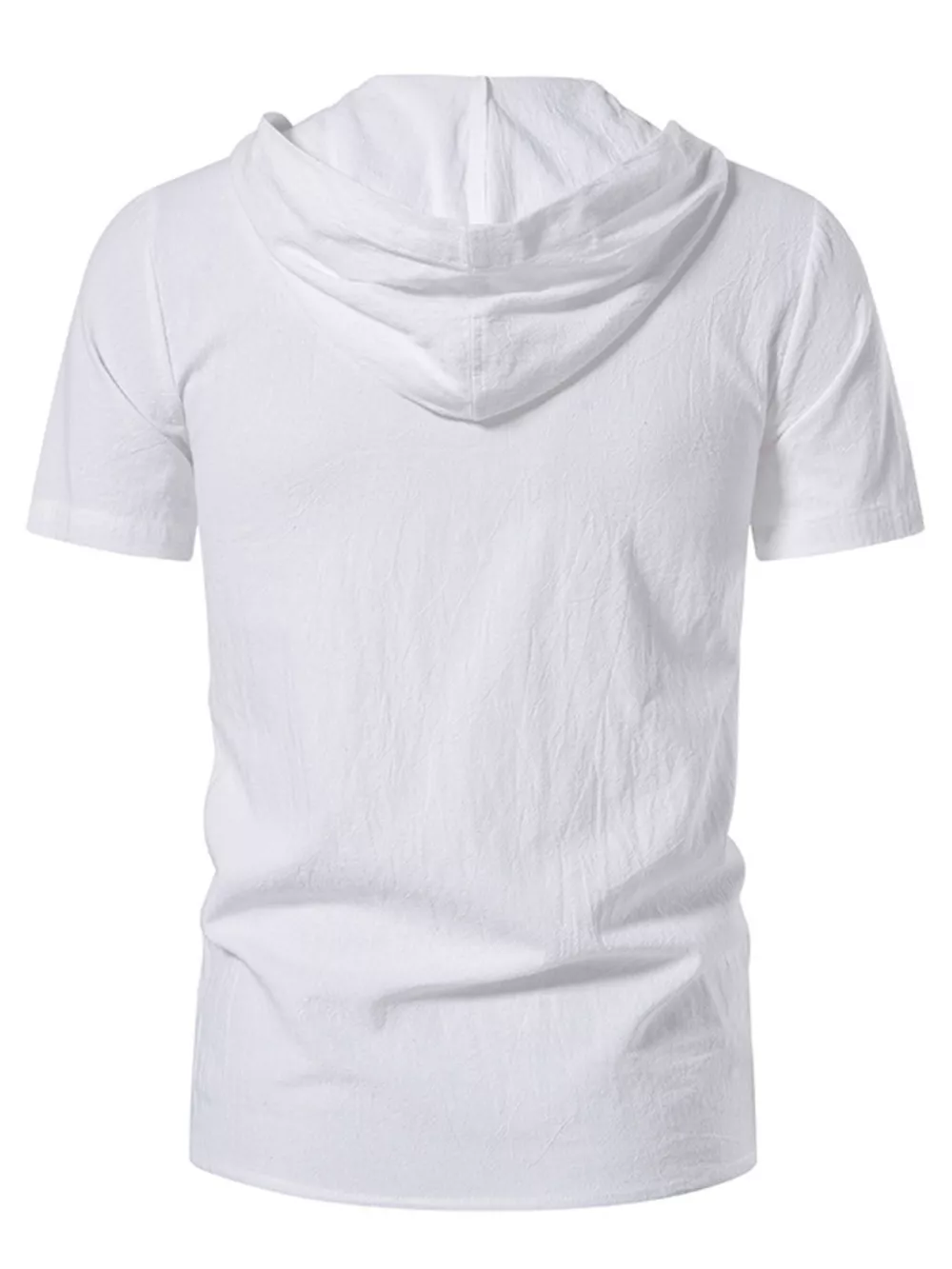 Men's Casual Lace-Up Hooded Top, image 9