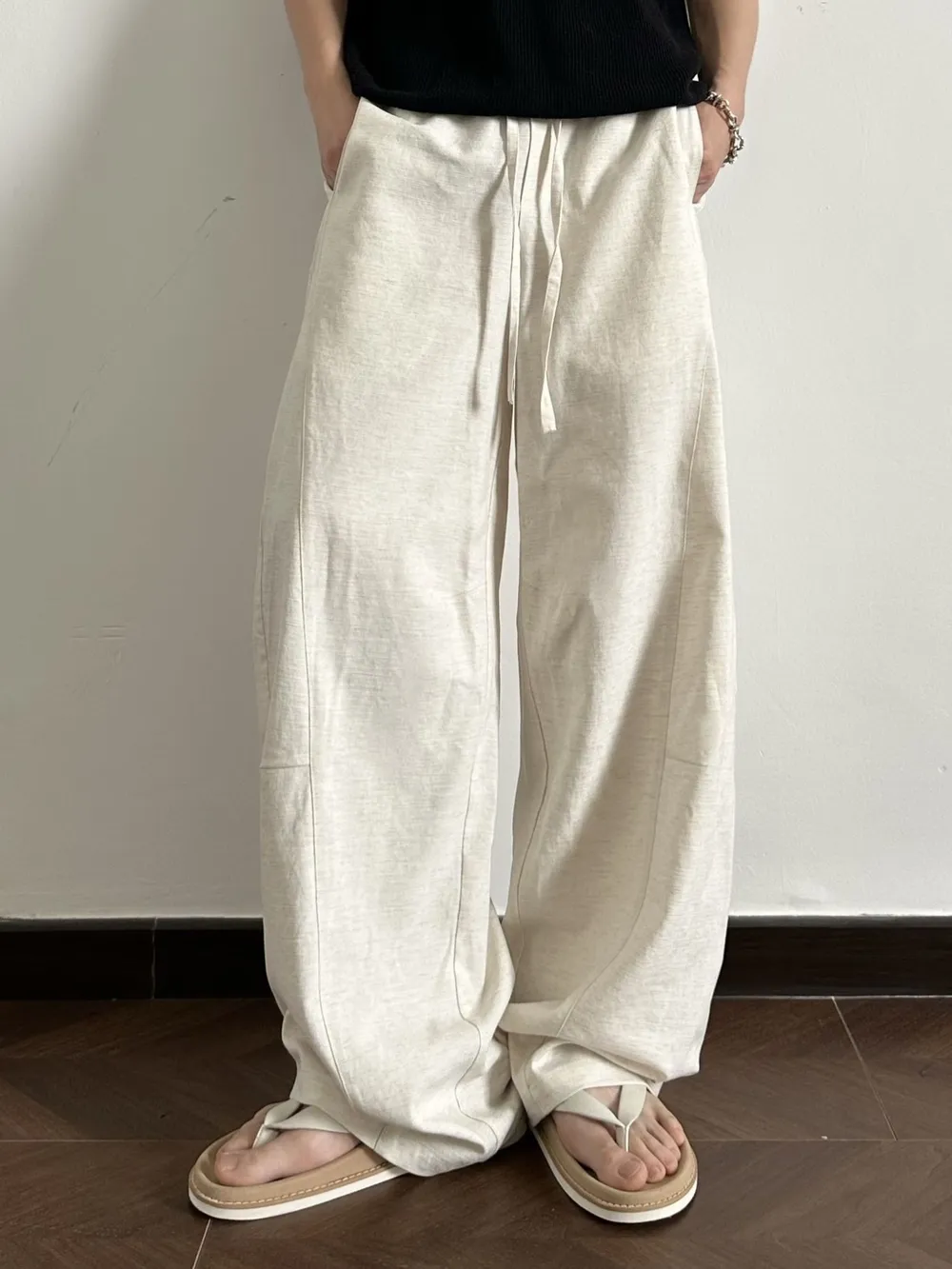 Men's Casual Wide Leg Pants, image 4