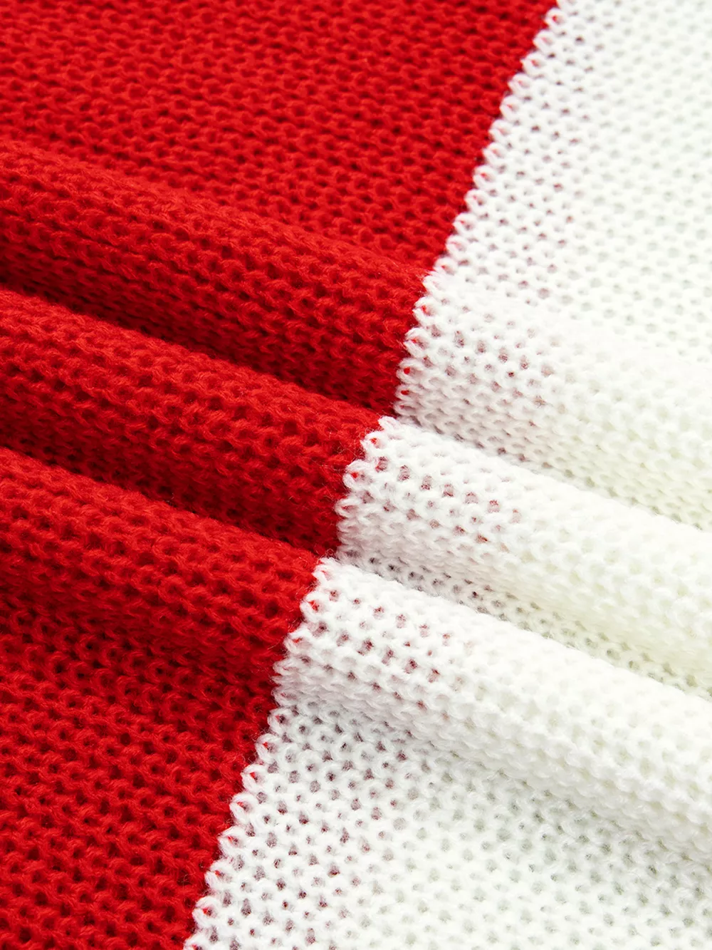 Stripe MERRY Drop Shoulder Long Sleeve Christmas Sweater, image 14