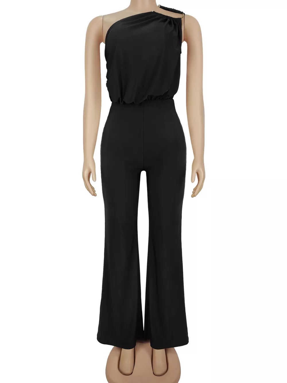One-Shoulder Wide-Leg Jumpsuit, image 5
