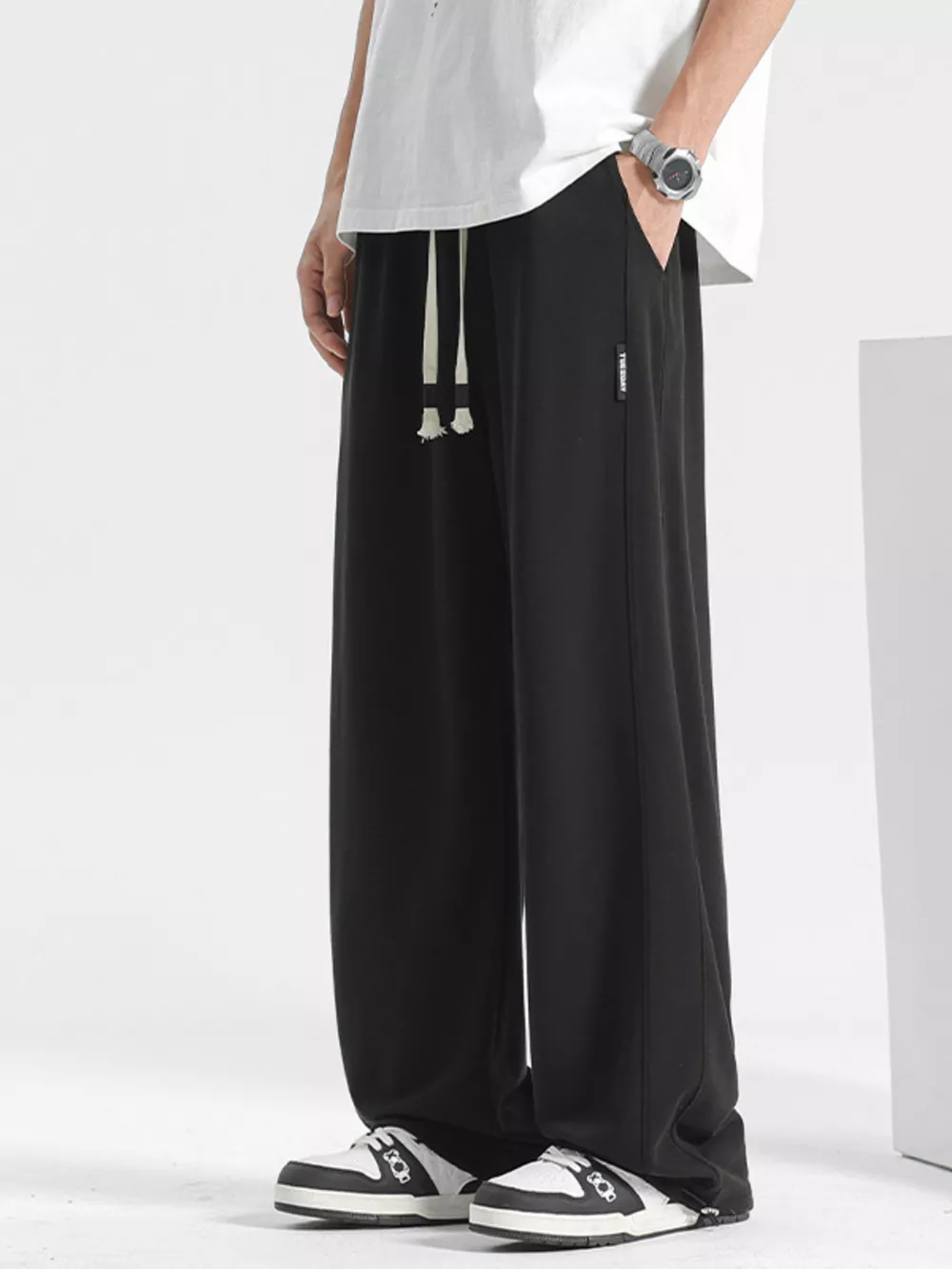 Men's Plus Size Loose Fit Drawstring Pants