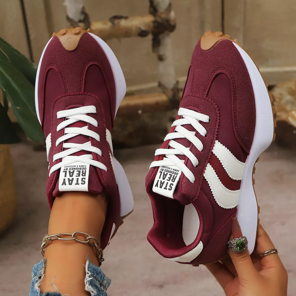 Round Toe Lace Up Sneakers, image 14