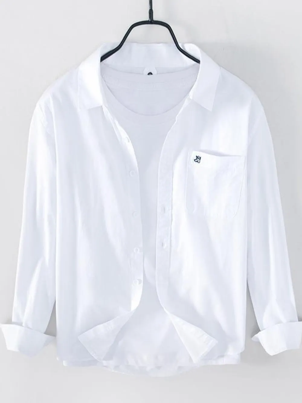 Men's Plus Size Button Up Long Sleeve Shirt, image 11