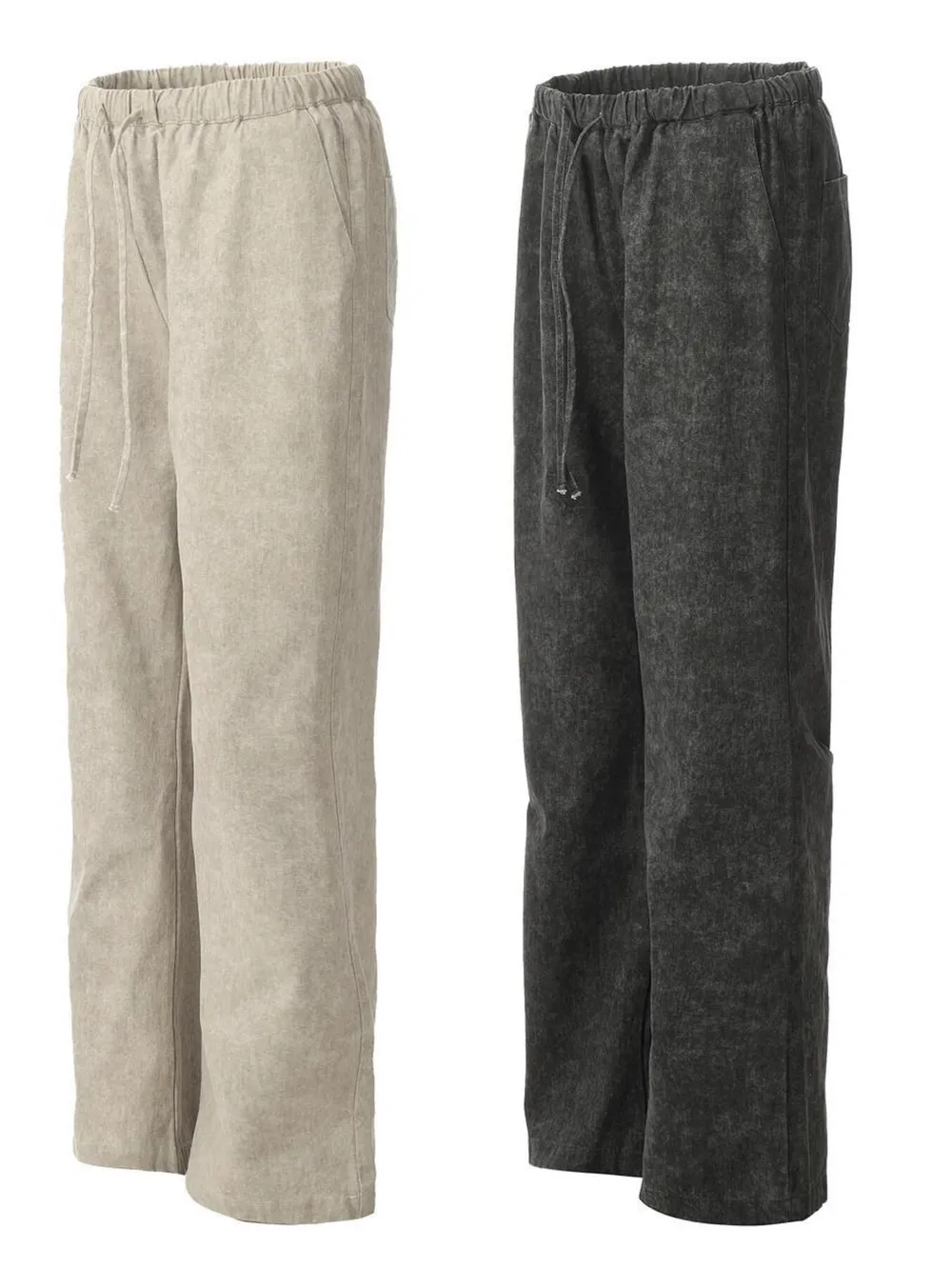 Men's Drawstring Wide Leg Pants, image 6