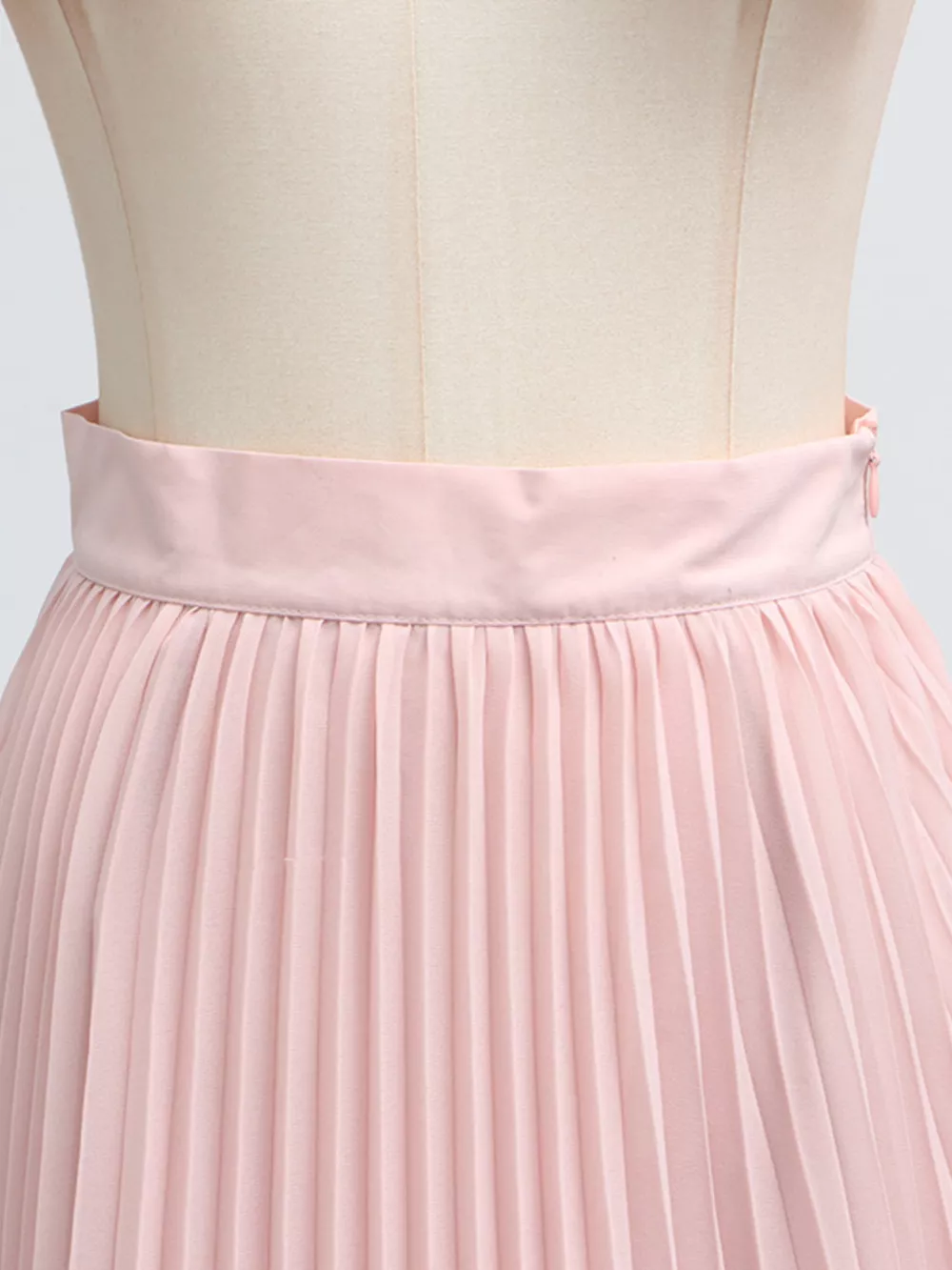 Frill Lapel Collar Top and Pleated Skirt Set, image 18