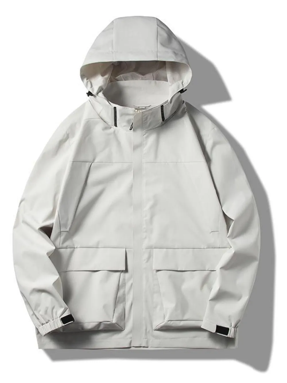 Men's Plus Size Hooded Windproof Outdoor Jacket, image 4