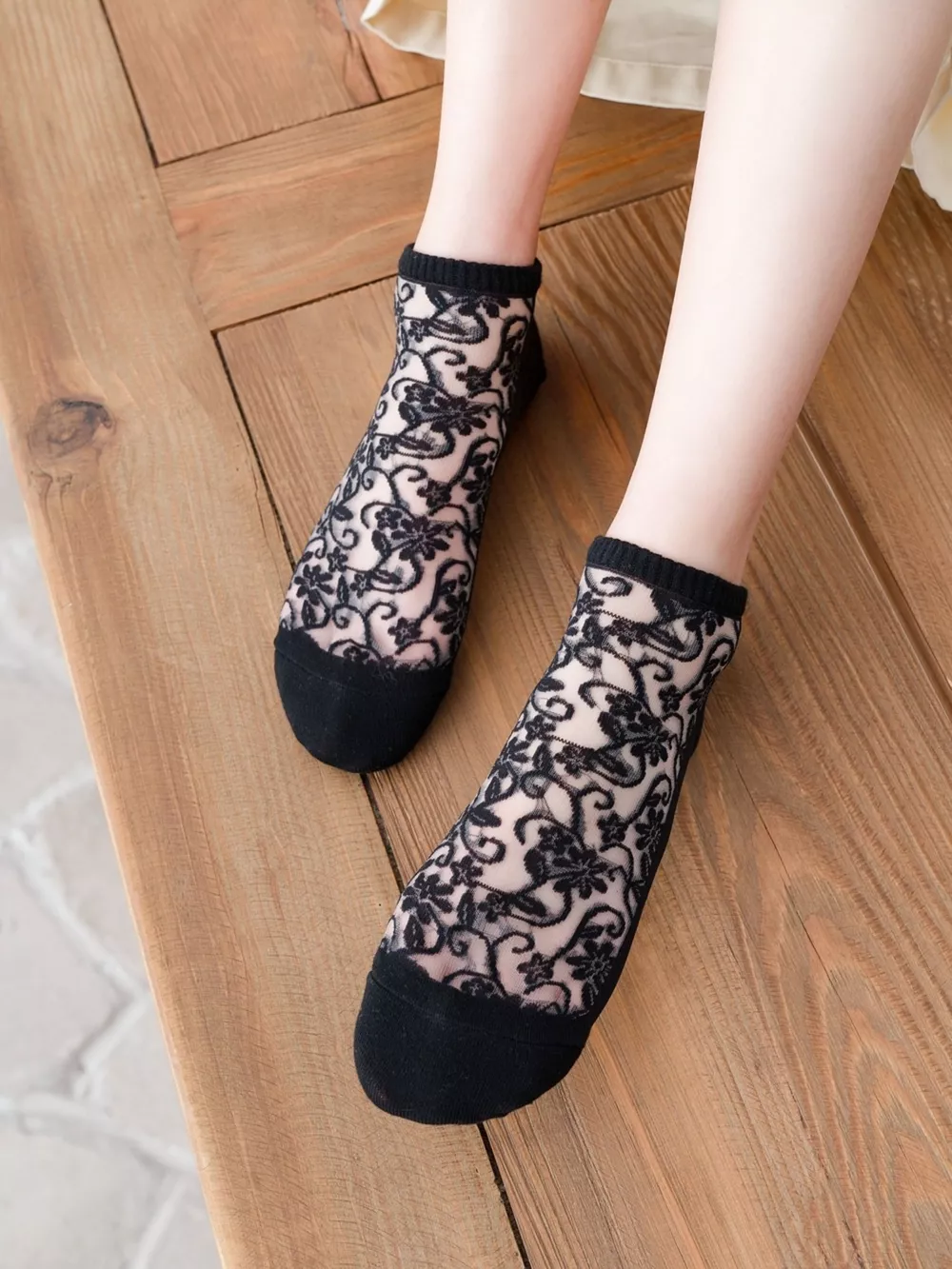 Lace Ankle Socks, image 7