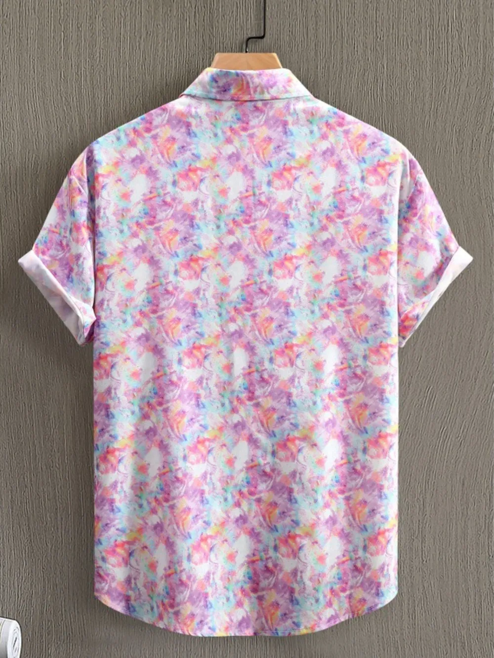 Men's Printed Short Sleeve Casual Shirt, image 2