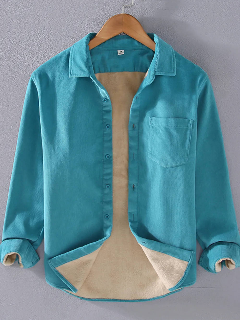 Men's Plus Size Button Up Long Sleeve Shirt, image 8