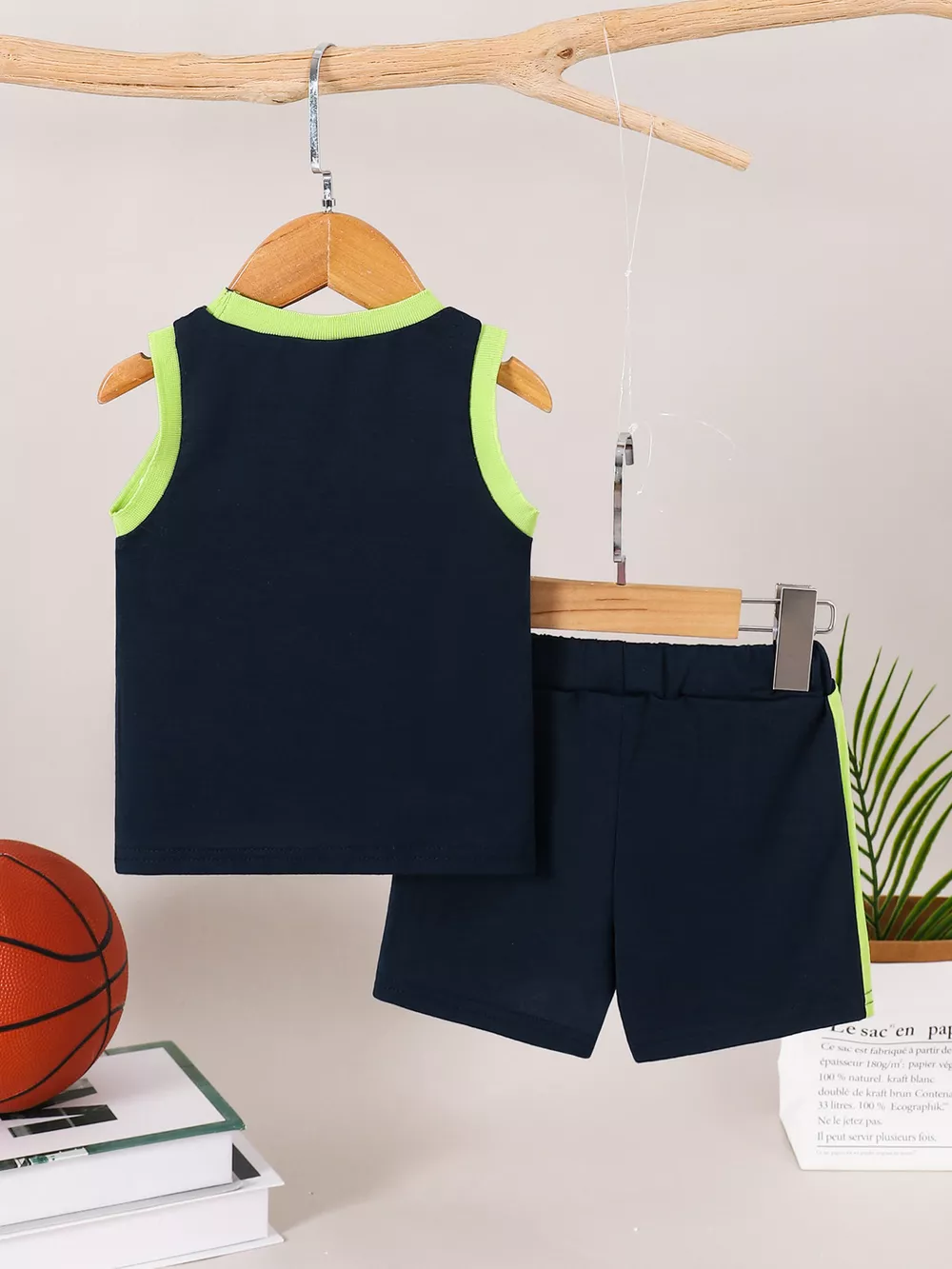 Children's Basketball Player Tank Top & Shorts Set, image 5