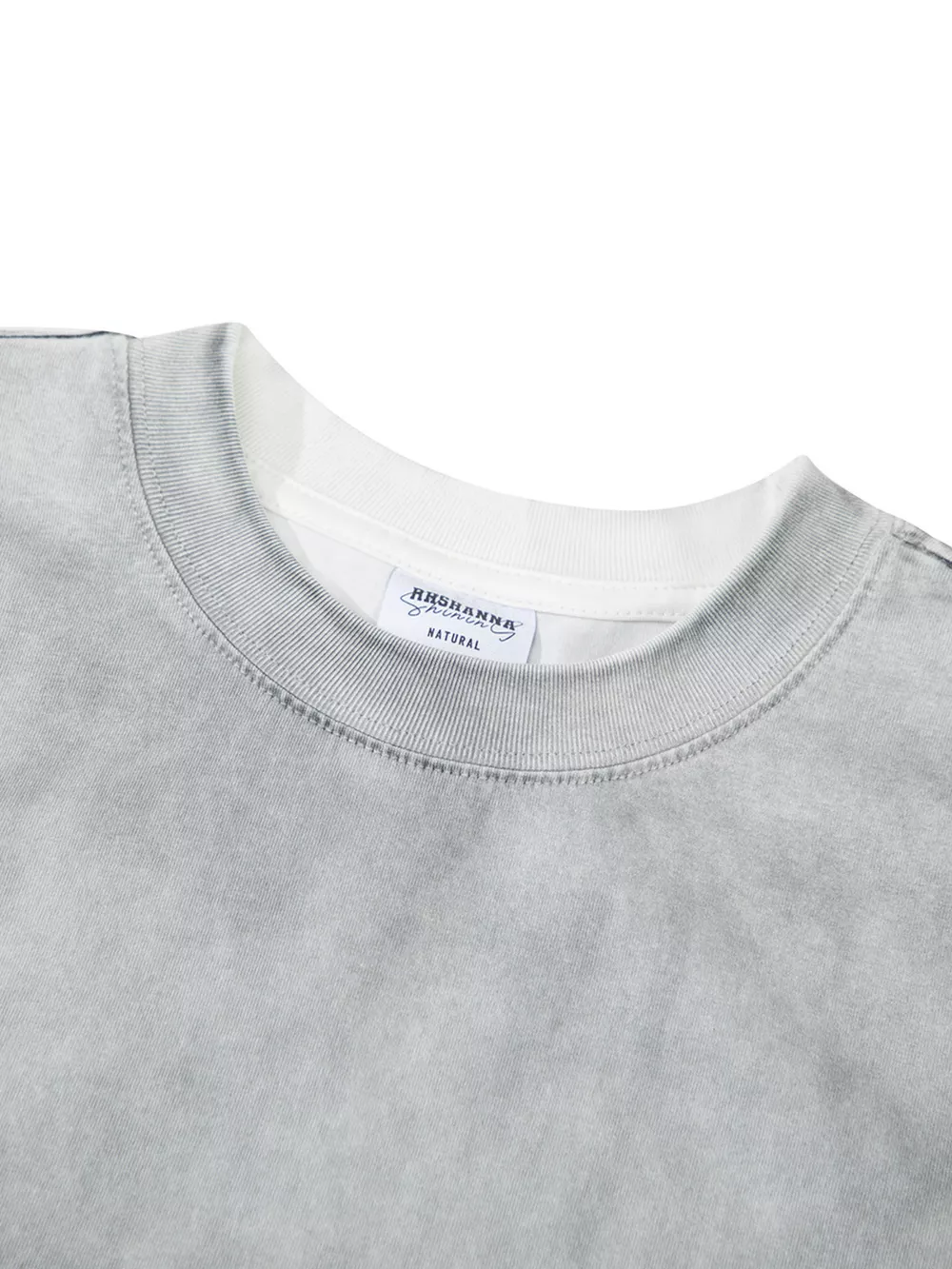Men's Washed Round Neck Short Sleeve T-Shirt, image 7