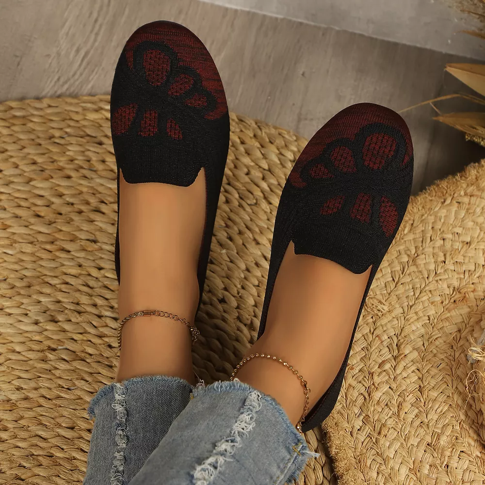 Breathable Knitted Slip-Ons, image 5